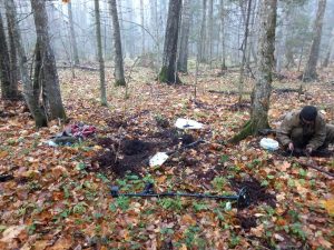 Поисковые работы на последнем месте расположения редакции газеты «Отвага» в июне 1942 г. 