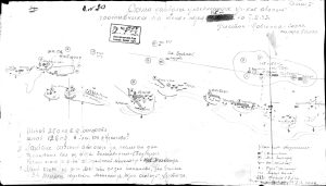 Схема наиболее укреплённых участков обороны противника перед 299 сп