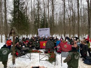 Ежегодный митинг у могилы В.Э. Багрицкого. 2022 г.