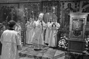Пасхальное богослужение в Софийском соборе Пасхальное богослужение в Софийском соборе